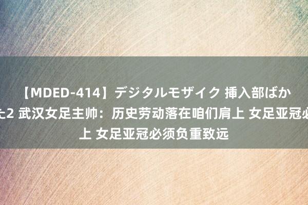 【MDED-414】デジタルモザイク 挿入部ばかり集めました2 武汉女足主帅：历史劳动落在咱们肩上 女足亚冠必须负重致远