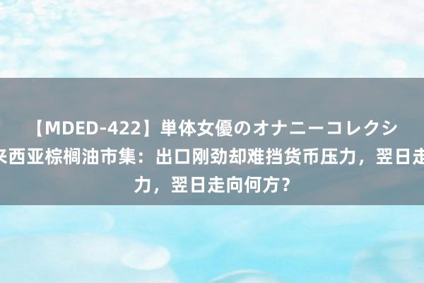 【MDED-422】単体女優のオナニーコレクション 马来西亚棕榈油市集：出口刚劲却难挡货币压力，翌日走向何方？