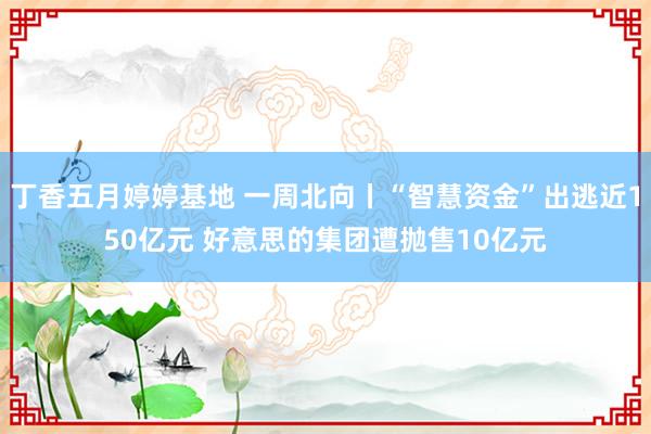 丁香五月婷婷基地 一周北向丨“智慧资金”出逃近150亿元 好意思的集团遭抛售10亿元